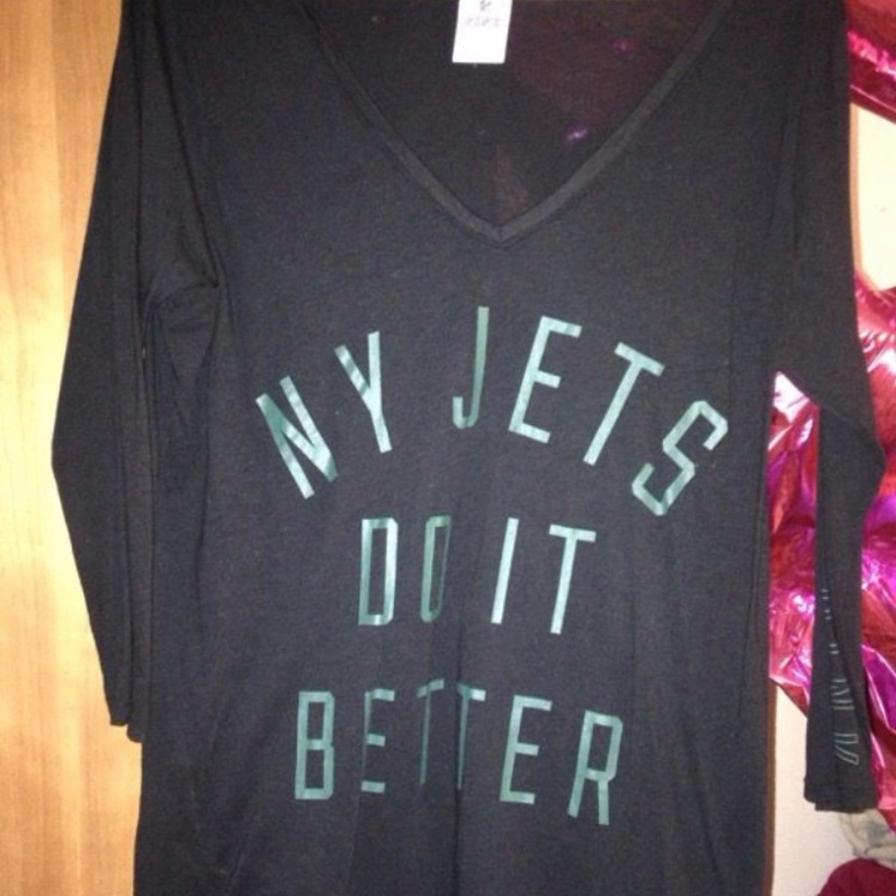 NY jets PINK tee